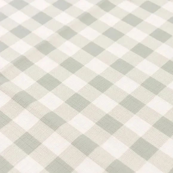 Gingham Tablecloth Wipe Clean - Sage, Flannel