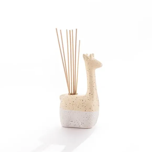 Giraffe Reed Diffuser - Cream, Ceramic