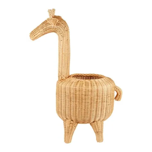 Giraffe Storage Basket - Honey, Rattan