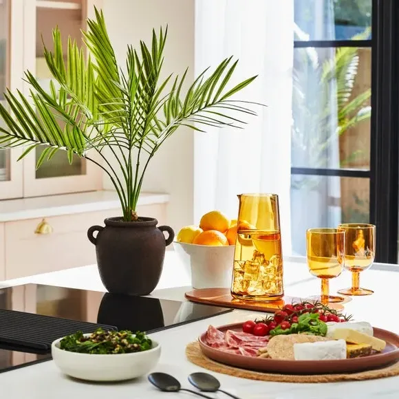 Glass Carafe - Amber, Mouth Blown