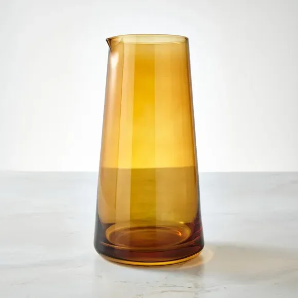 Glass Carafe - Amber, Mouth Blown image