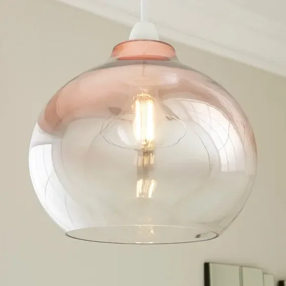 Glass Pendant Shade Easy Fit - Copper, Ombre image