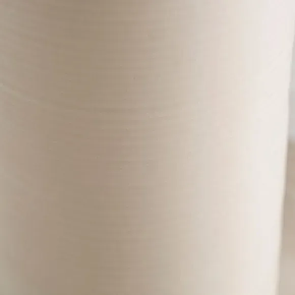Glazed Ceramic Vase - White Sand, Stoneware