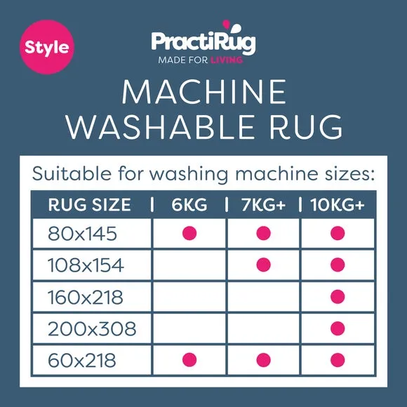 Global Washable Rug - Cream, Polypropylene