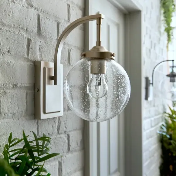 Globe Wall Light Dimmable - Gold, Metal Glass