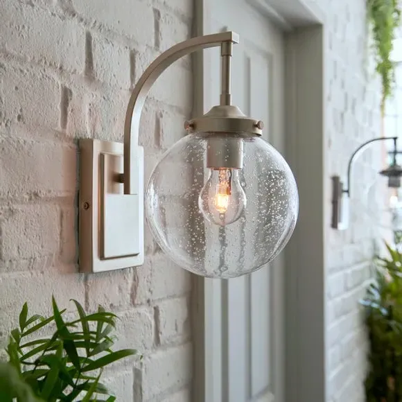 Globe Wall Light Dimmable - Gold, Metal Glass