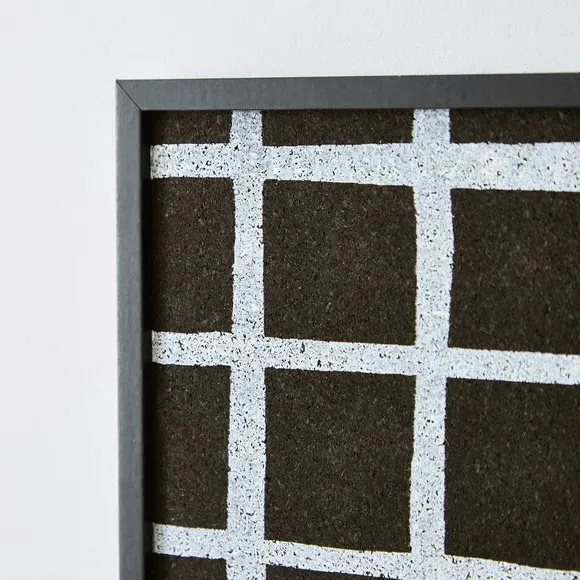 Grid Pin Board - Black/White