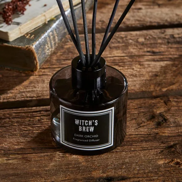 Halloween Diffuser with Reeds - Black, Glass