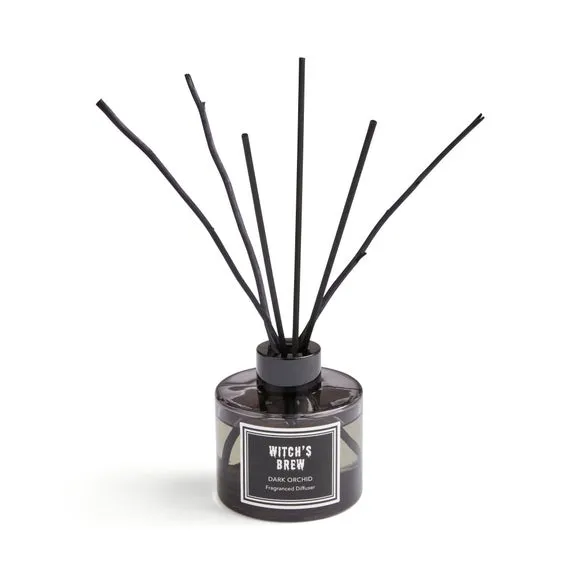 Halloween Diffuser with Reeds - Black, Glass