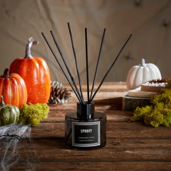 Halloween Reed Diffuser - Black Glass