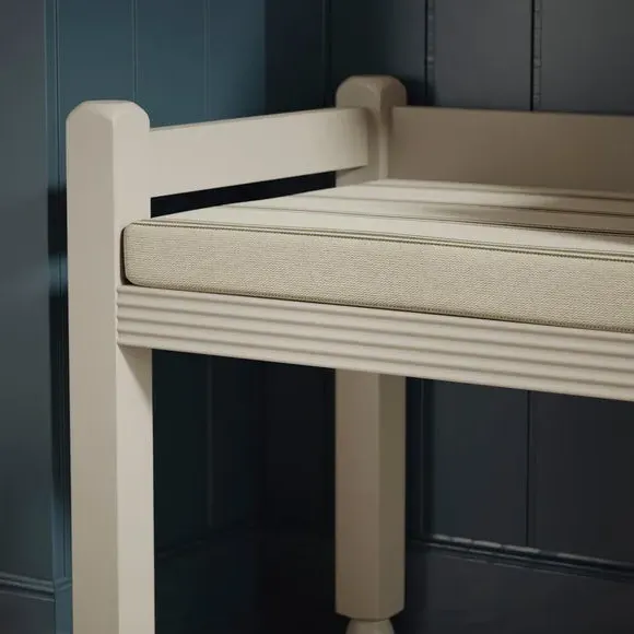 Hallway Bench with Storage - Stone, Pine