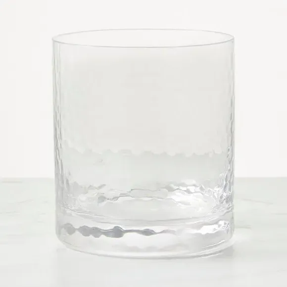 Hammered Glass Tumbler - Clear image