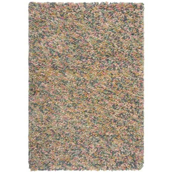 Hand-Crafted Wool Rug - Pastel, Wool