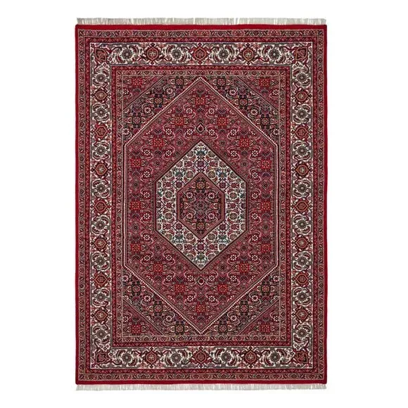 Hand-Knotted Persian Rug - Red, Wool