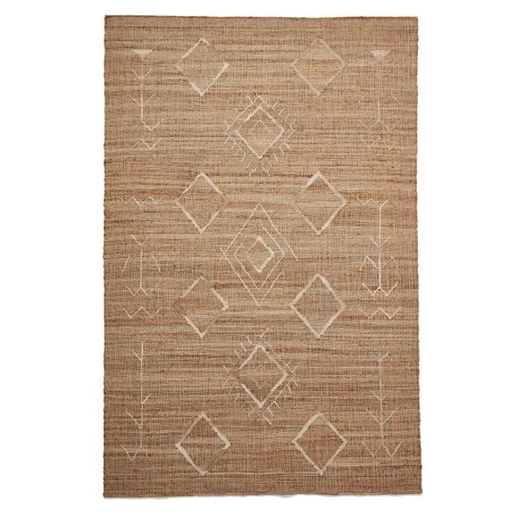 Hand Knotted Rug - Natural, Jute