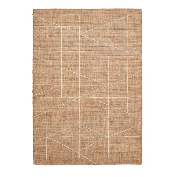 Hand Knotted Rug - Natural, Jute