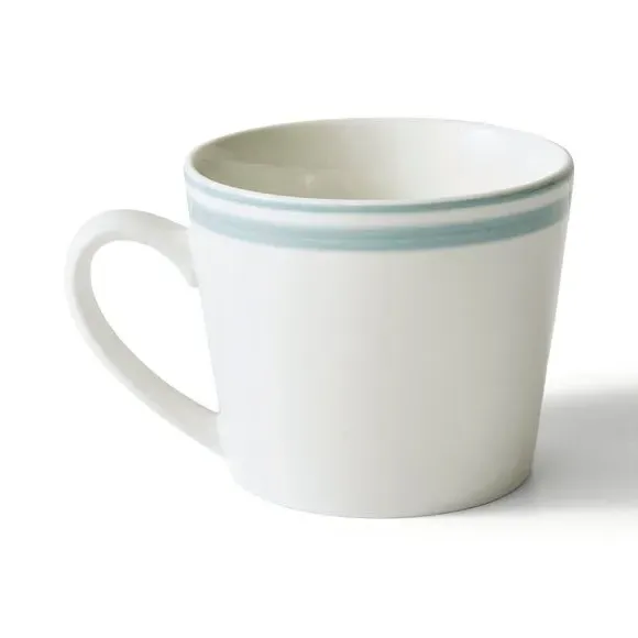 Hand-Painted Mug - Blue, Porcelain