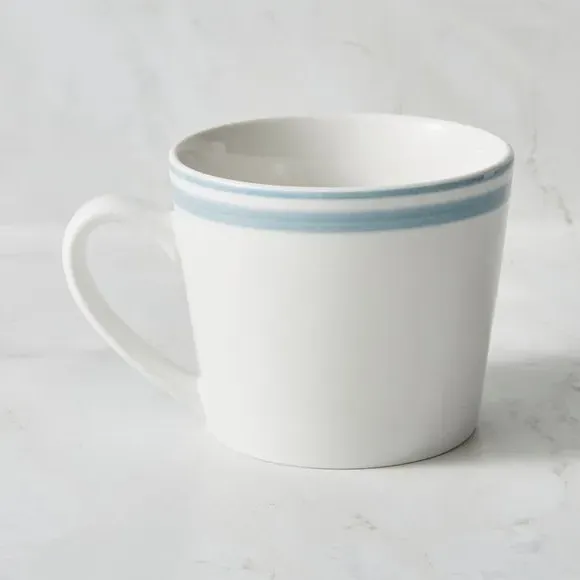 Hand-Painted Mug - Blue, Porcelain image