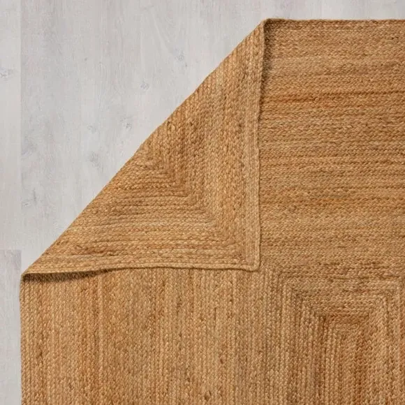 Handmade Area Rug - Natural, Jute