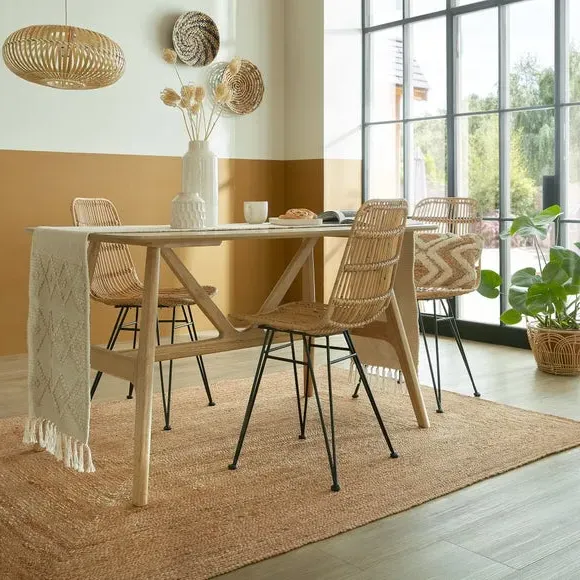 Handmade Area Rug - Natural, Jute