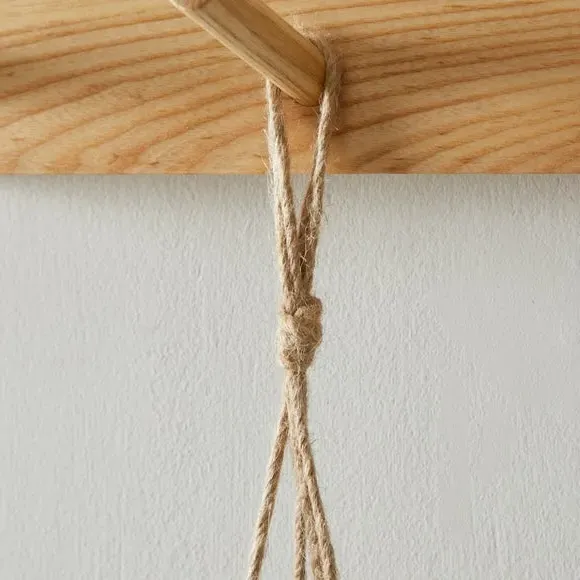 Hanging Artificial Plant - Grey, Geometric Pot