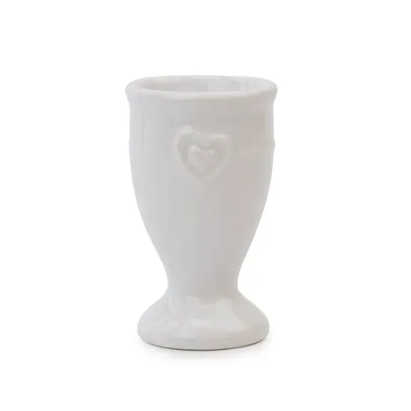 Heart Egg Cup - White image