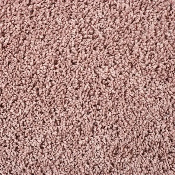 Heart Shaggy Rug Machine Washable - Blush
