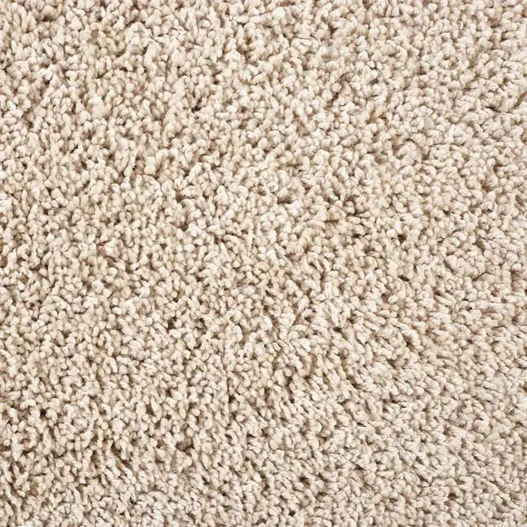 Heart Shaggy Rug Machine Washable - Natural