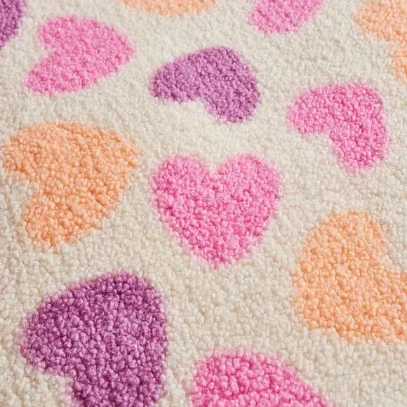 Hearts Duvet Cover & Pillowcase Set - Pink