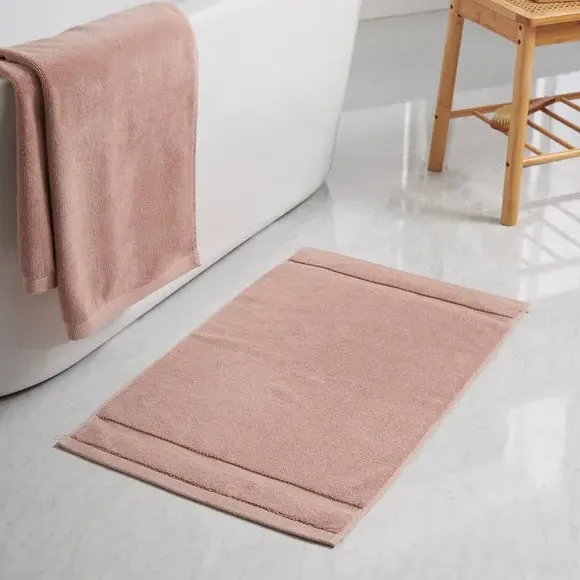 Heavyweight Bath Mat - Rose, Cotton
