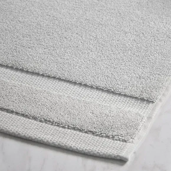 Heavyweight Bath Mat - Silver, Cotton