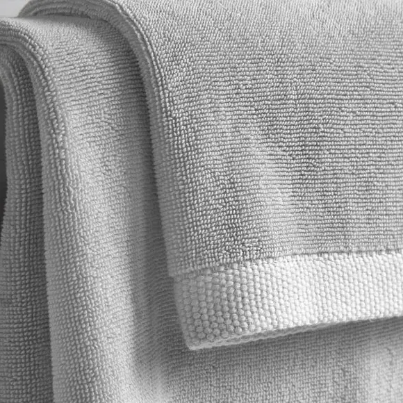 Heavyweight Bath Towel 800 GSM - Silver, Cotton
