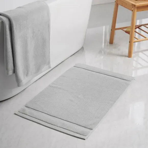 Heavyweight Bath Towel 800 GSM - Silver, Cotton