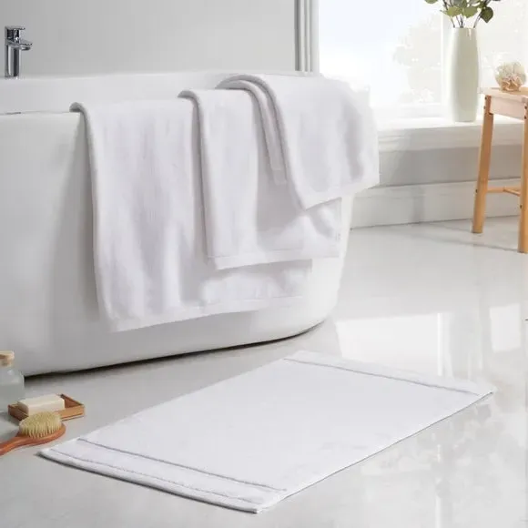 Heavyweight Bath Towel 800 GSM - White, Cotton