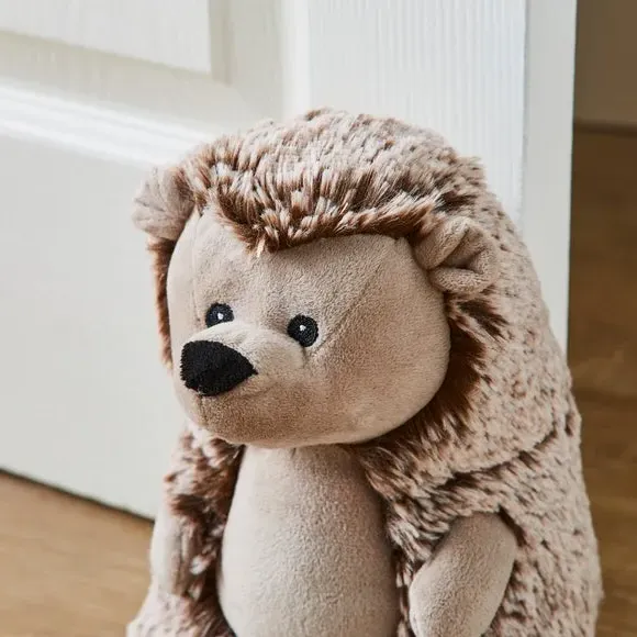 Hedgehog Doorstop - Brown, Polyester