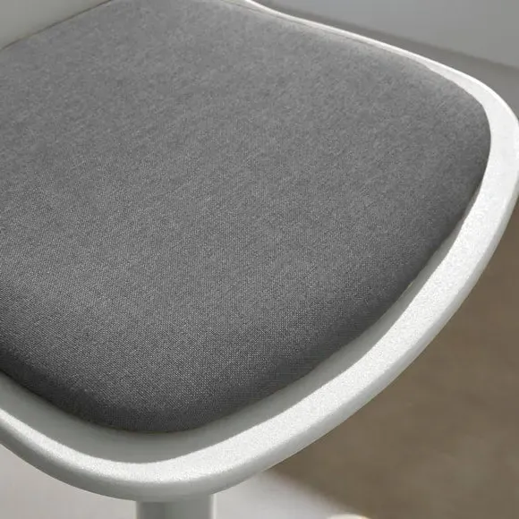 Height Adjustable Barstool - Charcoal, Leather
