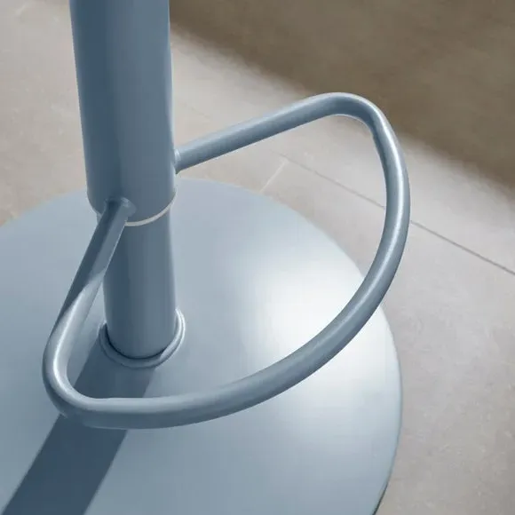 Height Adjustable Barstool - Cornflower, Fabric