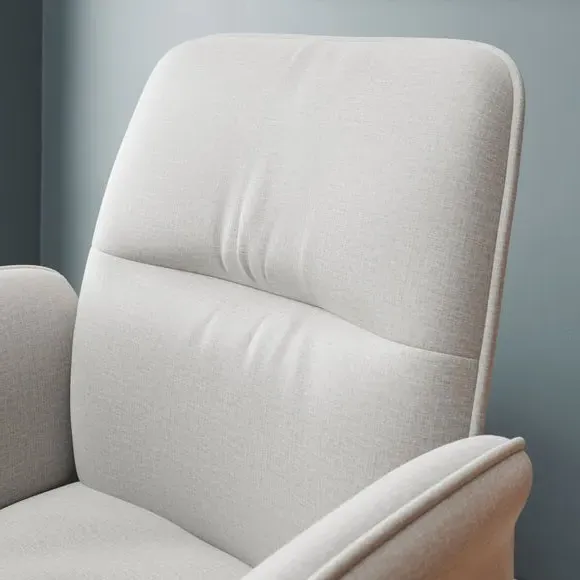 Height Adjustable Office Chair - Natural, Fabric