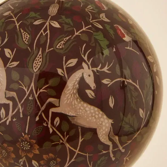 Heritage Decoupage Bauble - Red