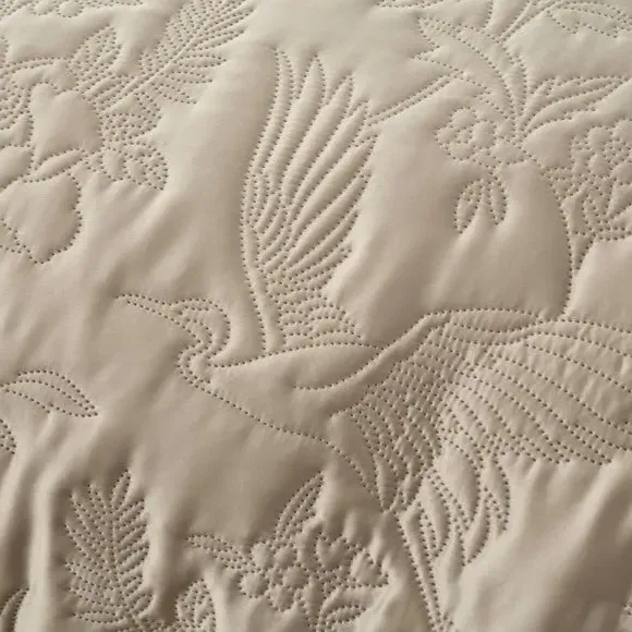 Heron Duvet Cover Set - Champagne, Polyester