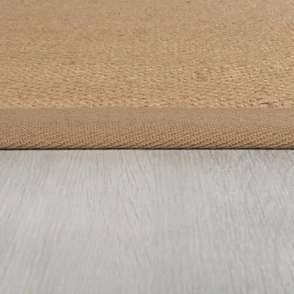 Herringbone Border Doormat - Natural, Jute