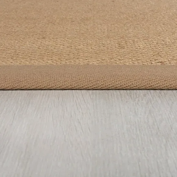 Herringbone Border Rug - Natural, Jute