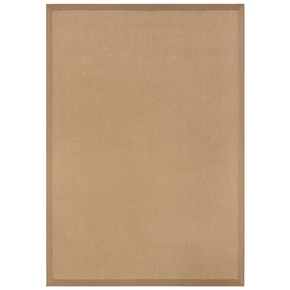 Herringbone Border Rug - Natural, Jute