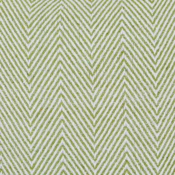 Herringbone Cushion with Filling - Fern