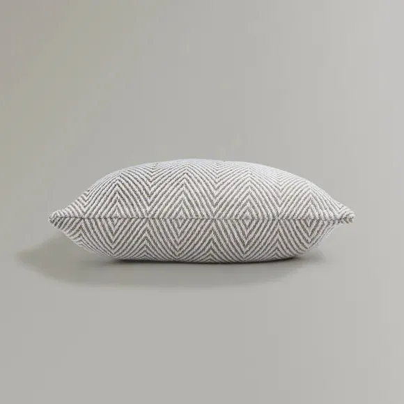 Herringbone Cushion with Filling - Natural