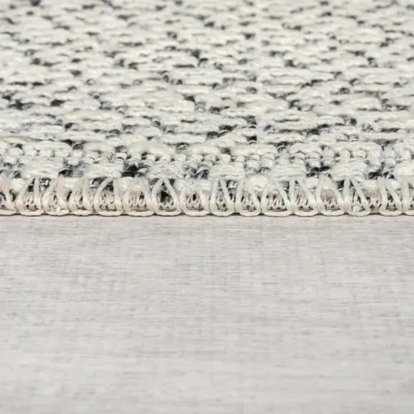 Herringbone Flatweave Rug - Monochrome, Polyester