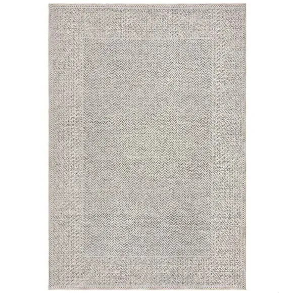 Herringbone Flatweave Rug - Monochrome, Polyester