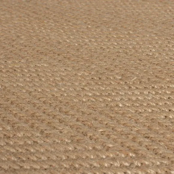 Herringbone Runner Rug with Border - Natural, Jute
