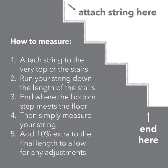 Herringbone Stair Runner - Black, Jute