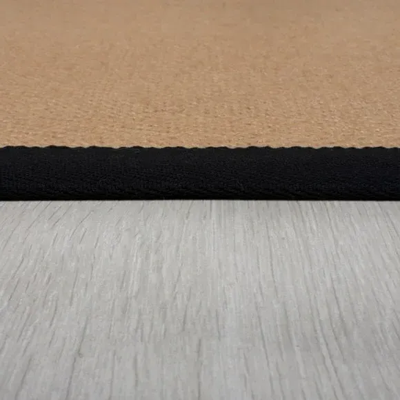 Herringbone Stair Runner - Black, Jute